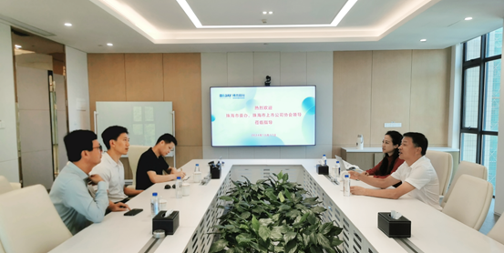 珠海市委辦、珠海上市公司協(xié)會(huì)領(lǐng)導(dǎo)蒞臨博杰股份參觀指導(dǎo)